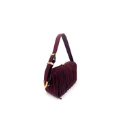 Borsa a spalla Bauletto in suede Pinko