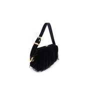 Borsa a spalla Bauletto in suede Pinko