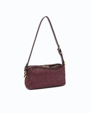 Borsa a spalla Keeper Bag Mini Full Strass Pinko