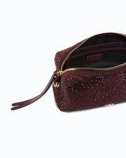 Borsa a spalla Keeper Bag Mini Full Strass Pinko