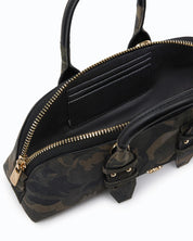 Bowling Bag Horizontal Suede Pinko
