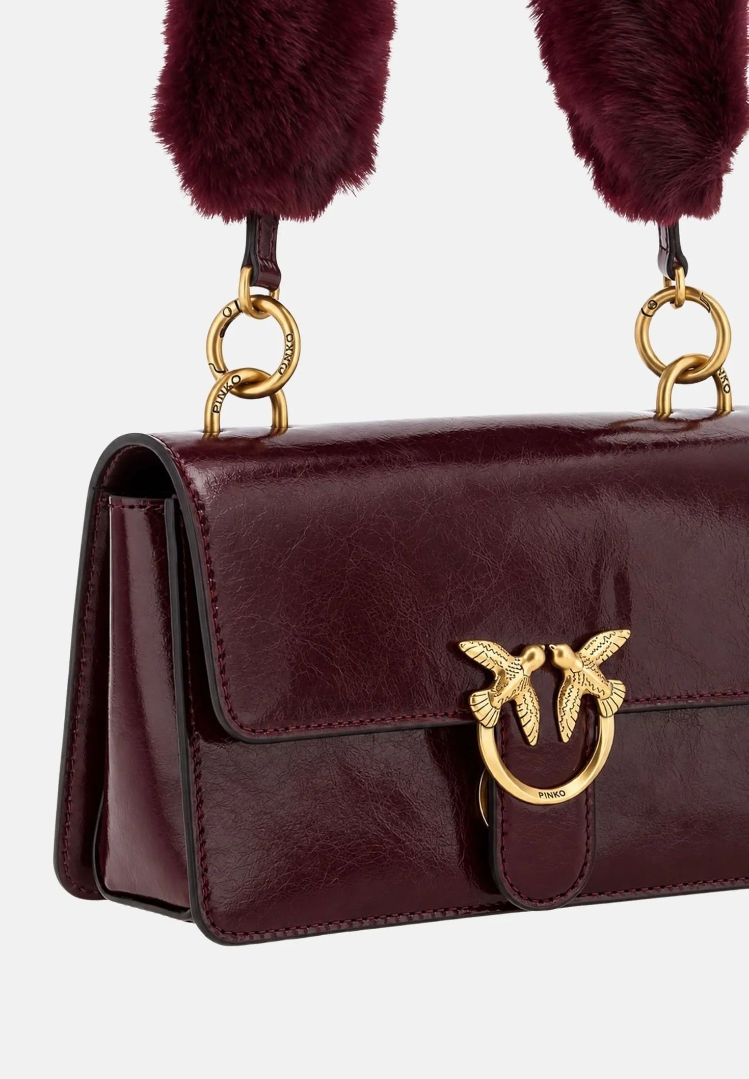 Borsa Love One Mini Light in pelle Pinko