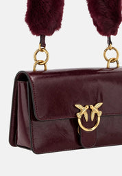Borsa Love One Mini Light in pelle Pinko