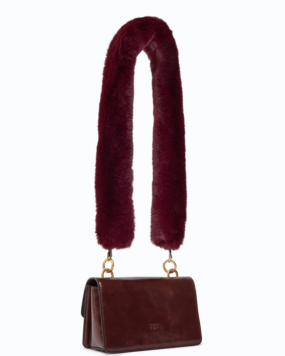 Pinko Love One Mini Light leather bag