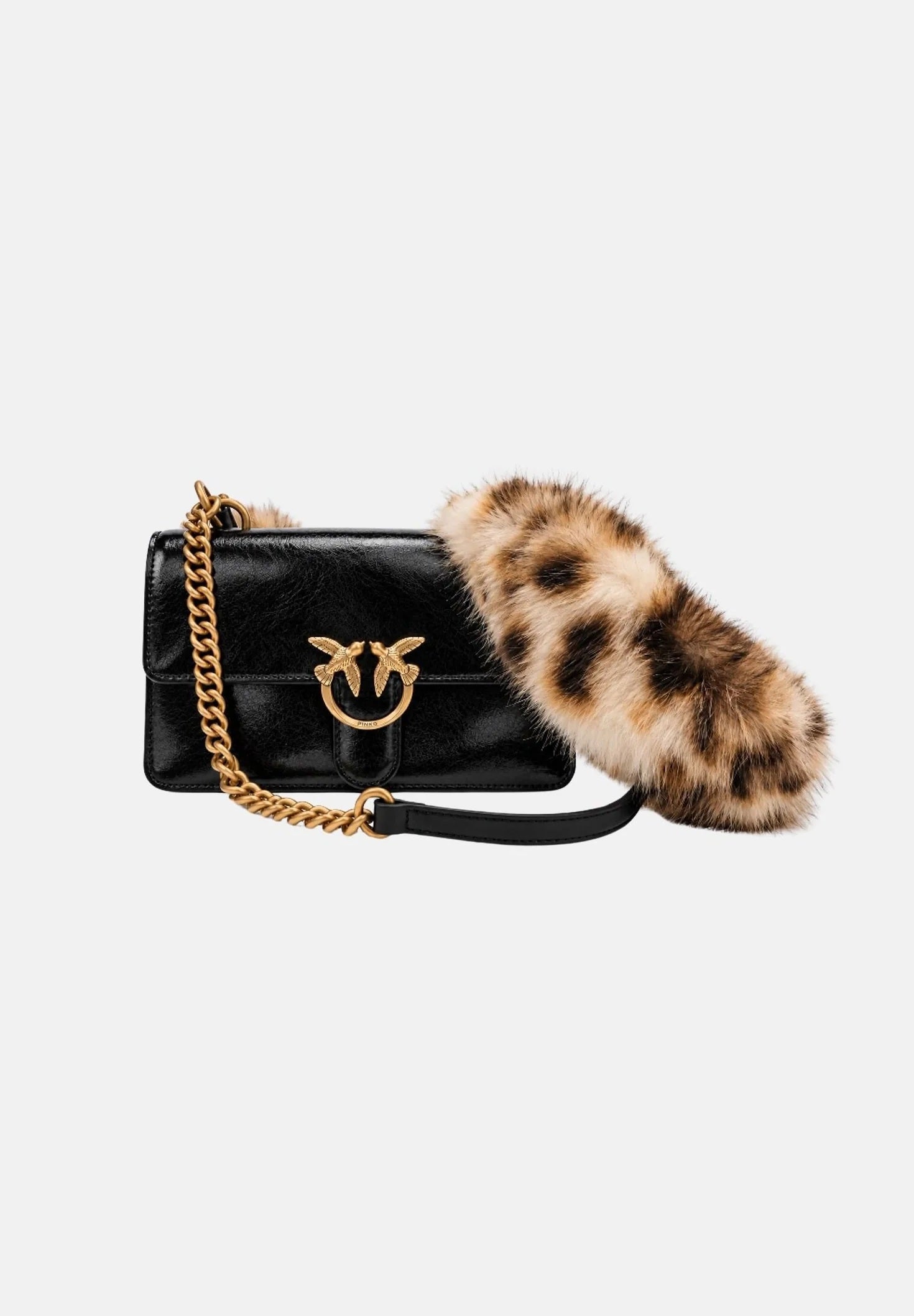 Borsa Love One Mini Light in pelle Pinko
