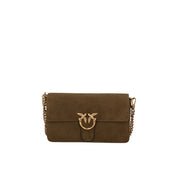 Borsa a tracolla Love One Slouchy S in suede Pinko