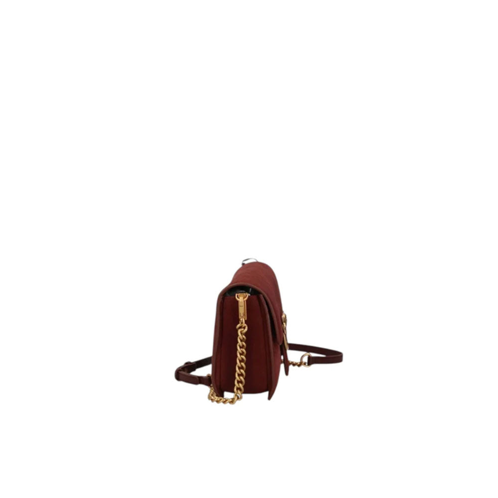 Pinko Love One Slouchy Mini Small Suede Crossbody Bag