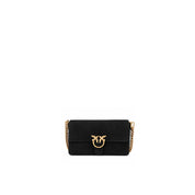 Pinko Love One Slouchy Mini Small Suede Crossbody Bag
