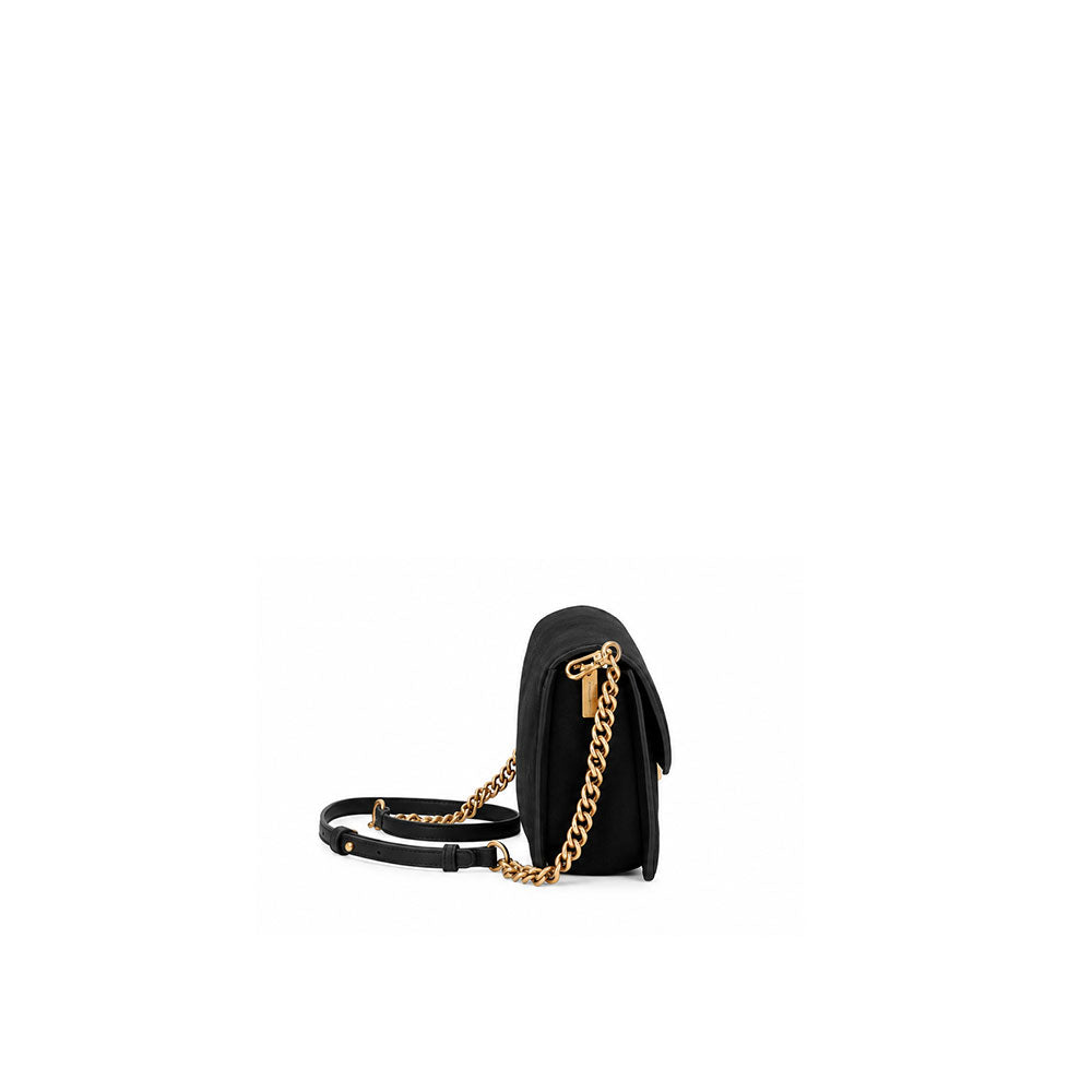 Pinko Love One Slouchy Mini Small Suede Crossbody Bag