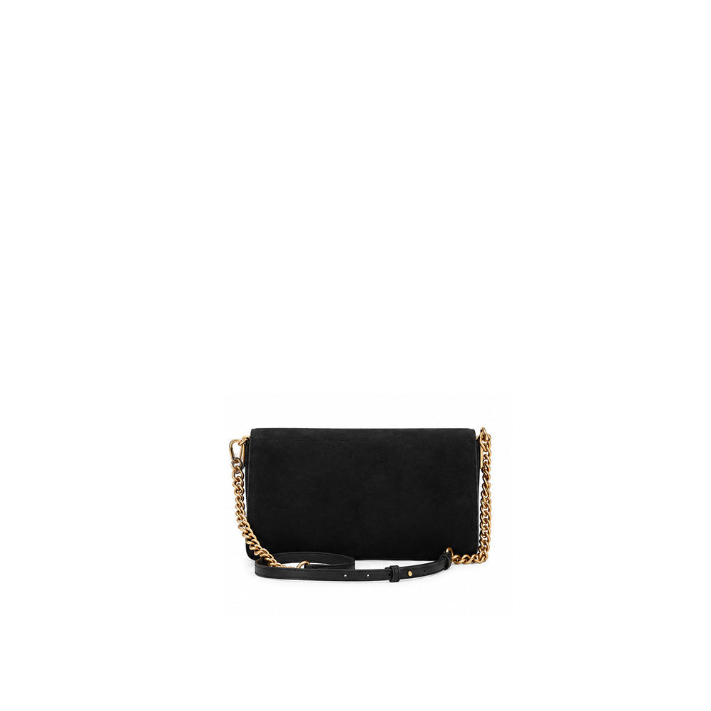 Pinko Love One Slouchy Mini Small Suede Crossbody Bag