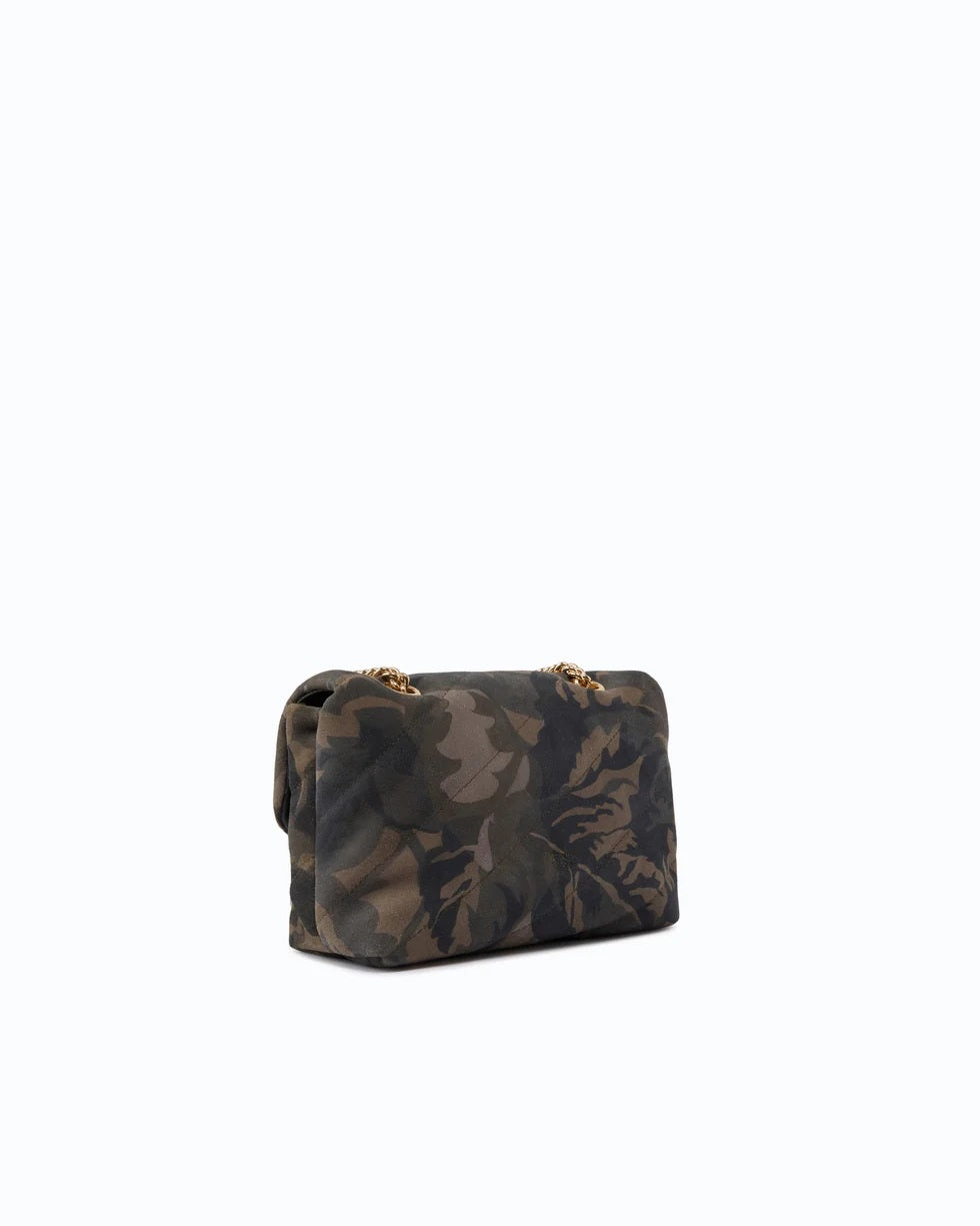 Borsa Love Puff Mini Suede Pinko