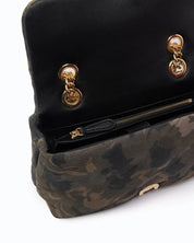 Borsa Love Puff Mini Suede Pinko