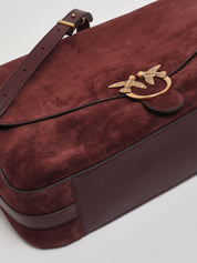 Borsa a tracolla Love Big Suede Pinko