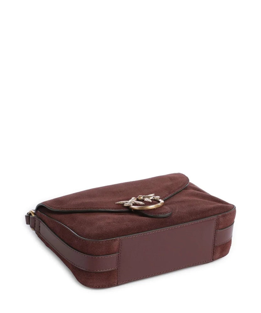 Borsa a tracolla Love Mini Suede Pinko