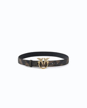 Love Berry H3 Strass Suede Belt Pinko