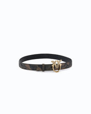 Love Berry H3 Strass Suede Belt Pinko