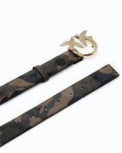 Love Berry H3 Strass Suede Belt Pinko