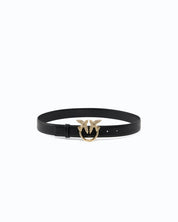 Cintura Love Berry H 2.5 Strass in pelle Pinko