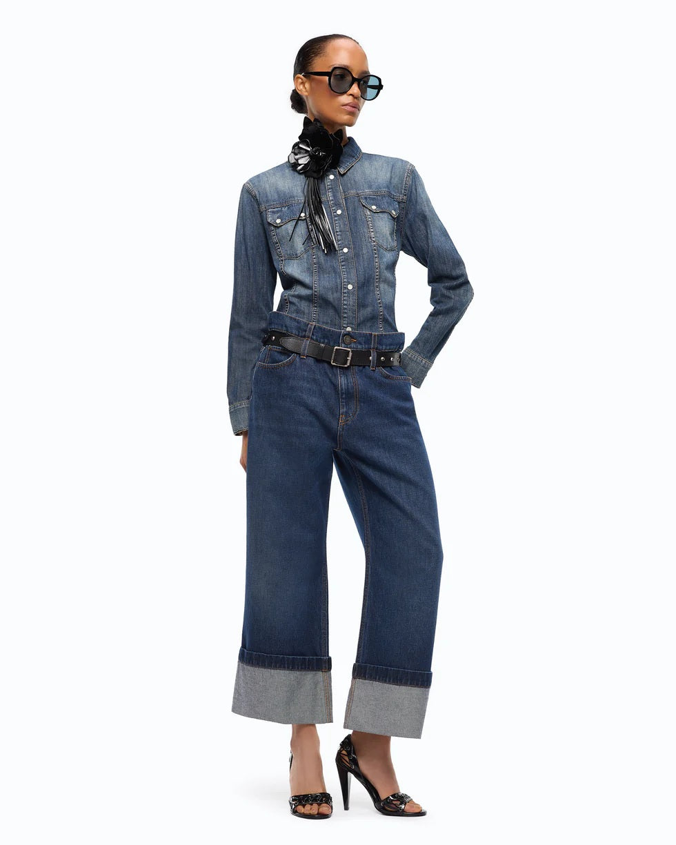 Jeans cropped Cyntia Pinko