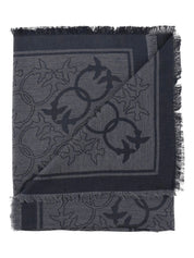 Pashmina Polonia Logo Jacquard Pinko