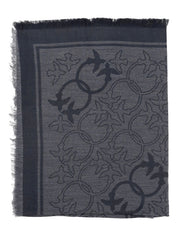 Pashmina Polonia Logo Jacquard Pinko