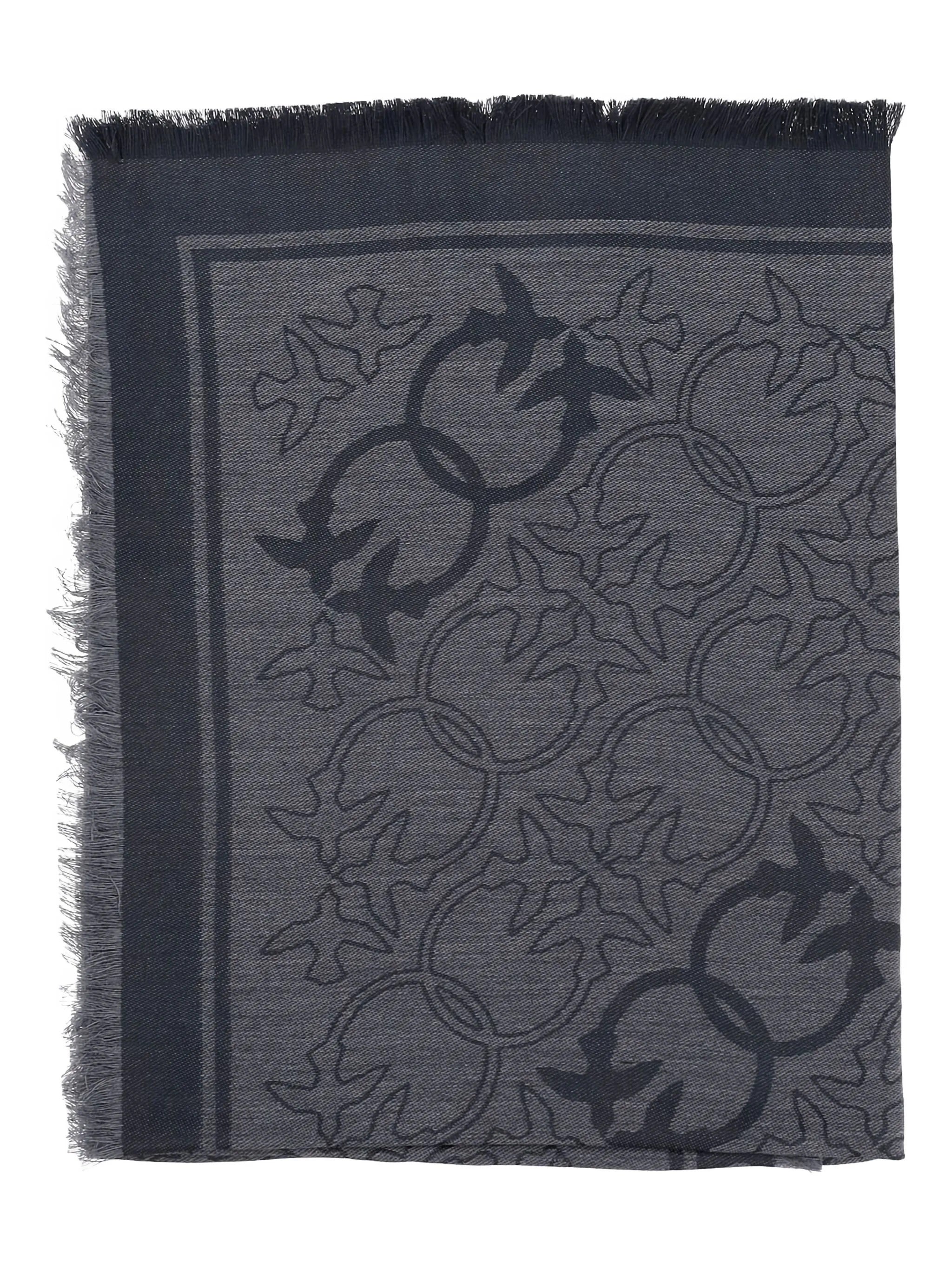 Pashmina Polonia Logo Jacquard Pinko