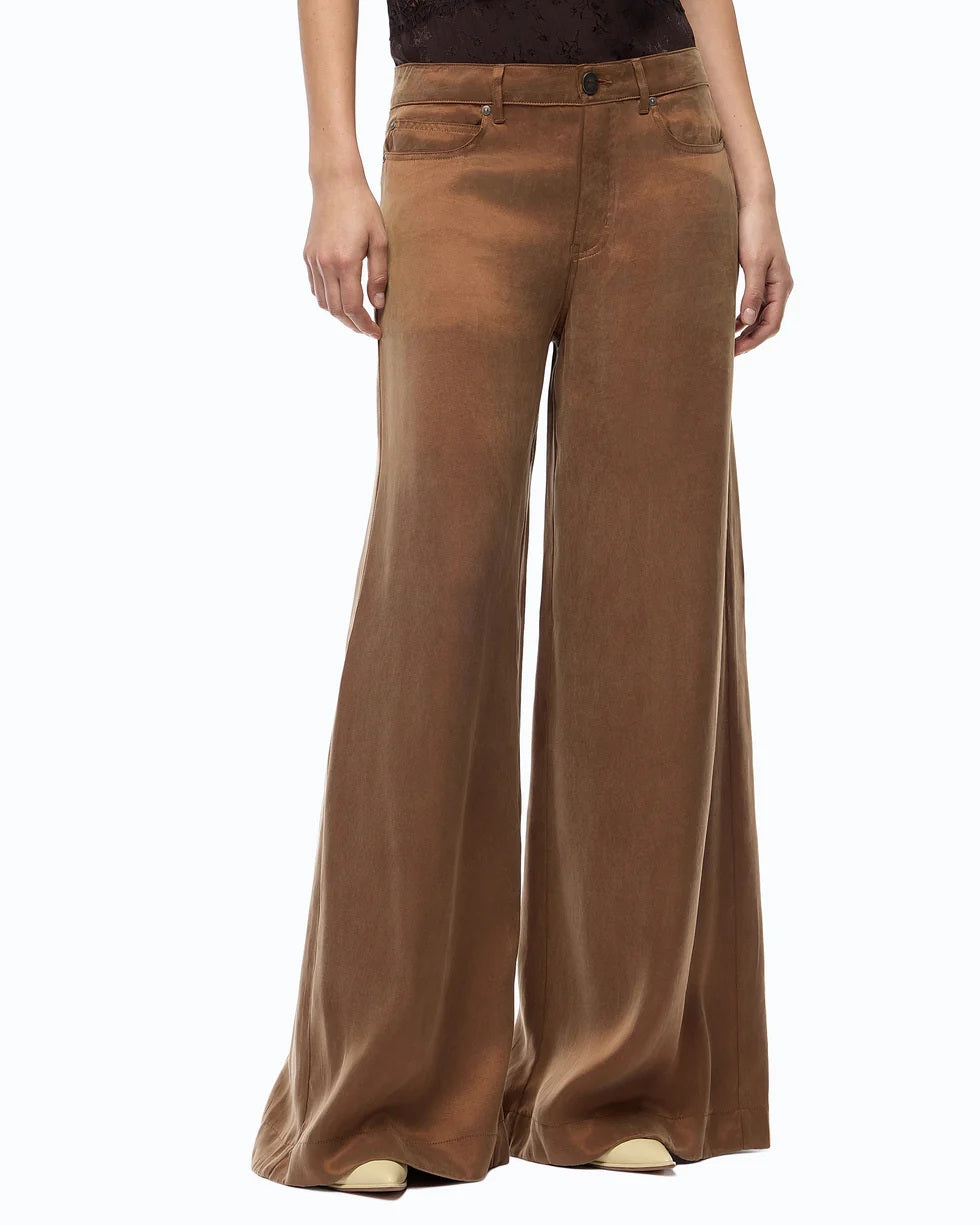 Pantaloni palazzo Porta in twill Pinko