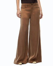 Pantaloni palazzo Porta in twill Pinko