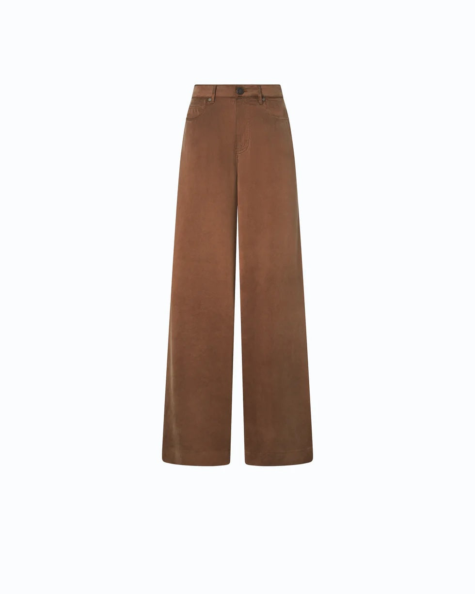 Pantaloni palazzo Porta in twill Pinko