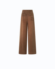 Pantaloni palazzo Porta in twill Pinko