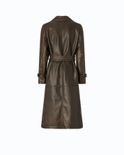 Trench Tamerice effetto vintage con cintura Pinko