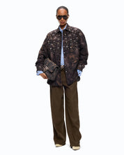 Overshirt Barengo in tela tecnica Pinko