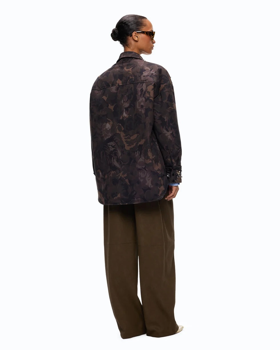 Overshirt Barengo in tela tecnica Pinko
