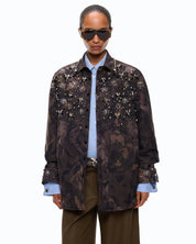 Overshirt Barengo in tela tecnica Pinko