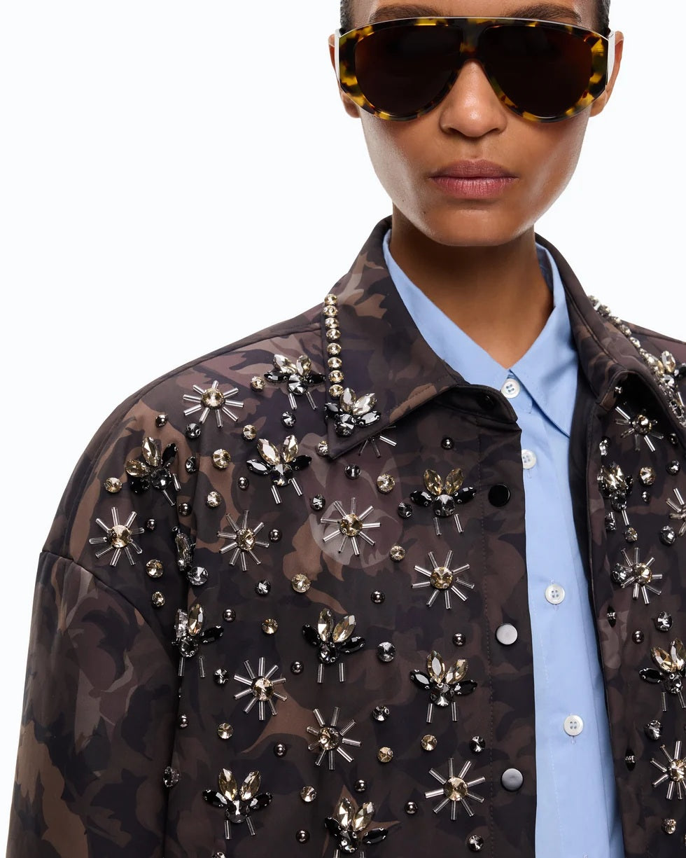 Overshirt Barengo in tela tecnica Pinko