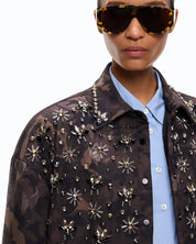 Overshirt Barengo in tela tecnica Pinko