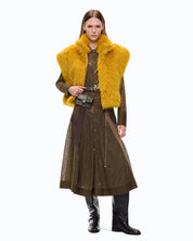 Gilet cropped Eloro Aspen Pinko