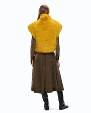 Gilet cropped Eloro Aspen Pinko