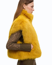 Gilet cropped Eloro Aspen Pinko