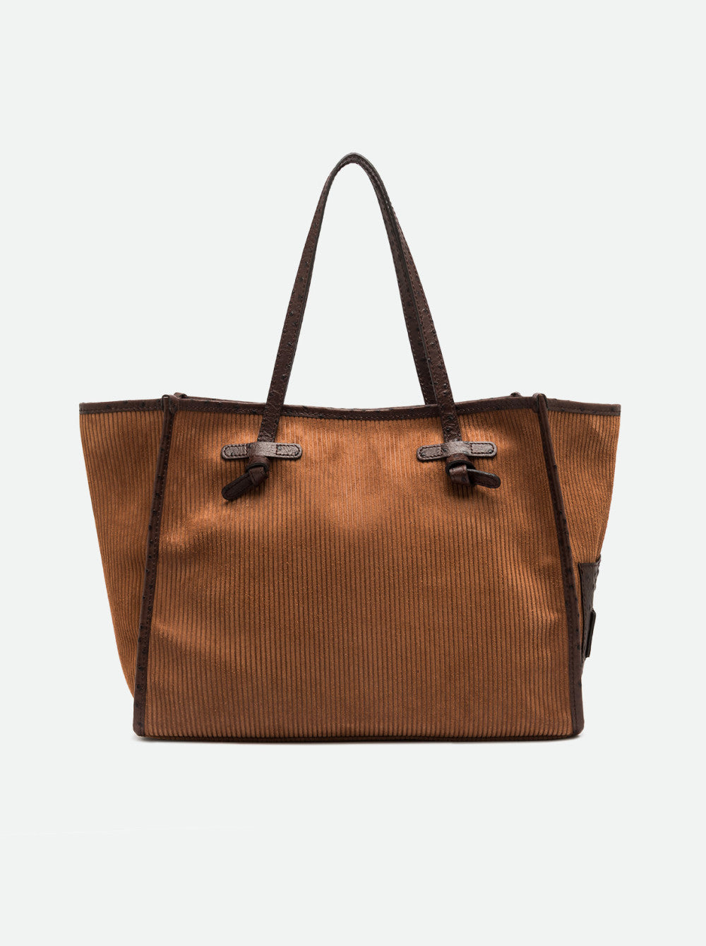 Borsa Shopping Marcella in suede mille righe Gianni Chiarini