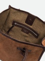 Borsa Shopping Marcella in suede mille righe Gianni Chiarini