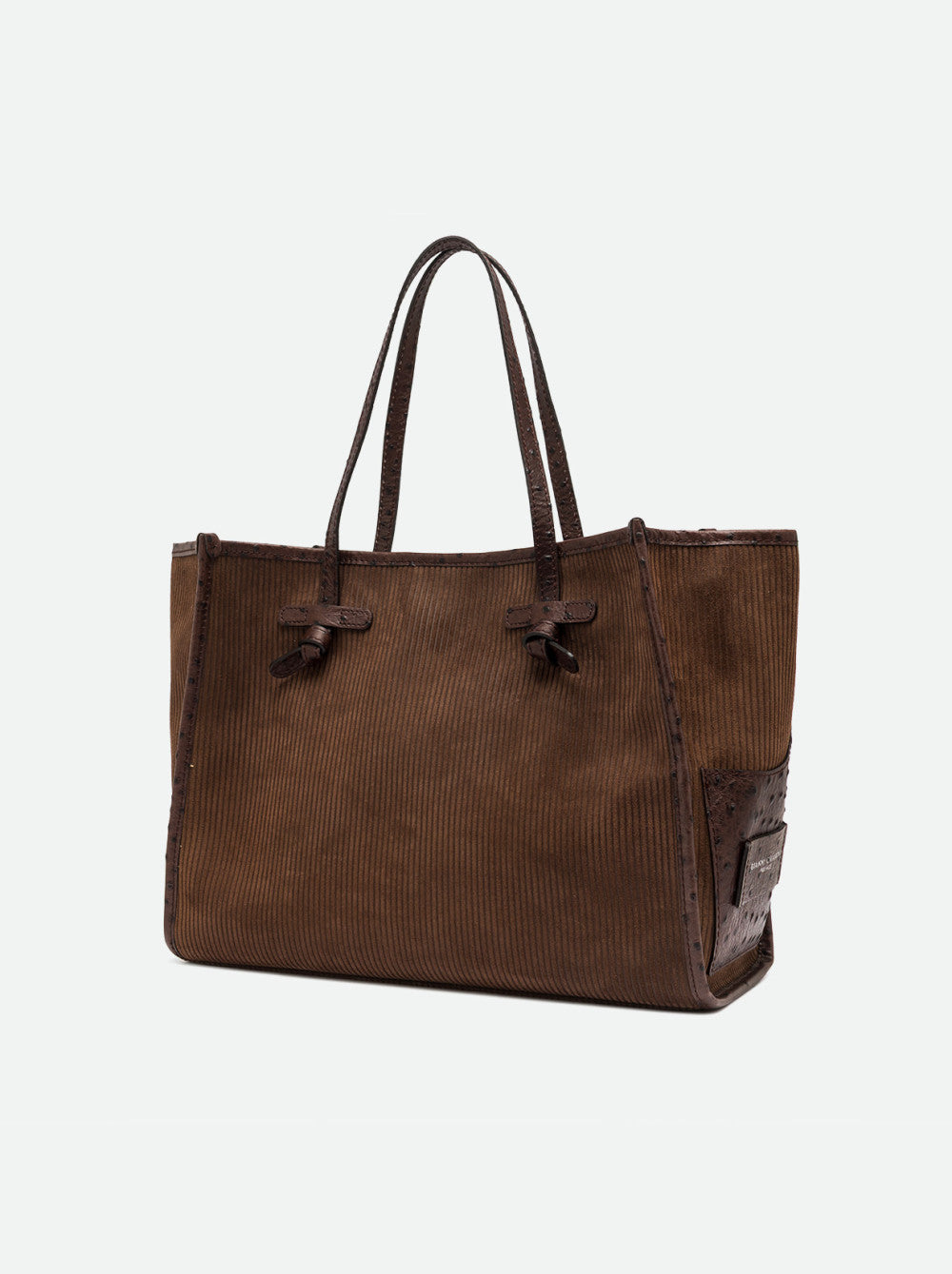 Borsa Shopping Marcella in suede mille righe Gianni Chiarini