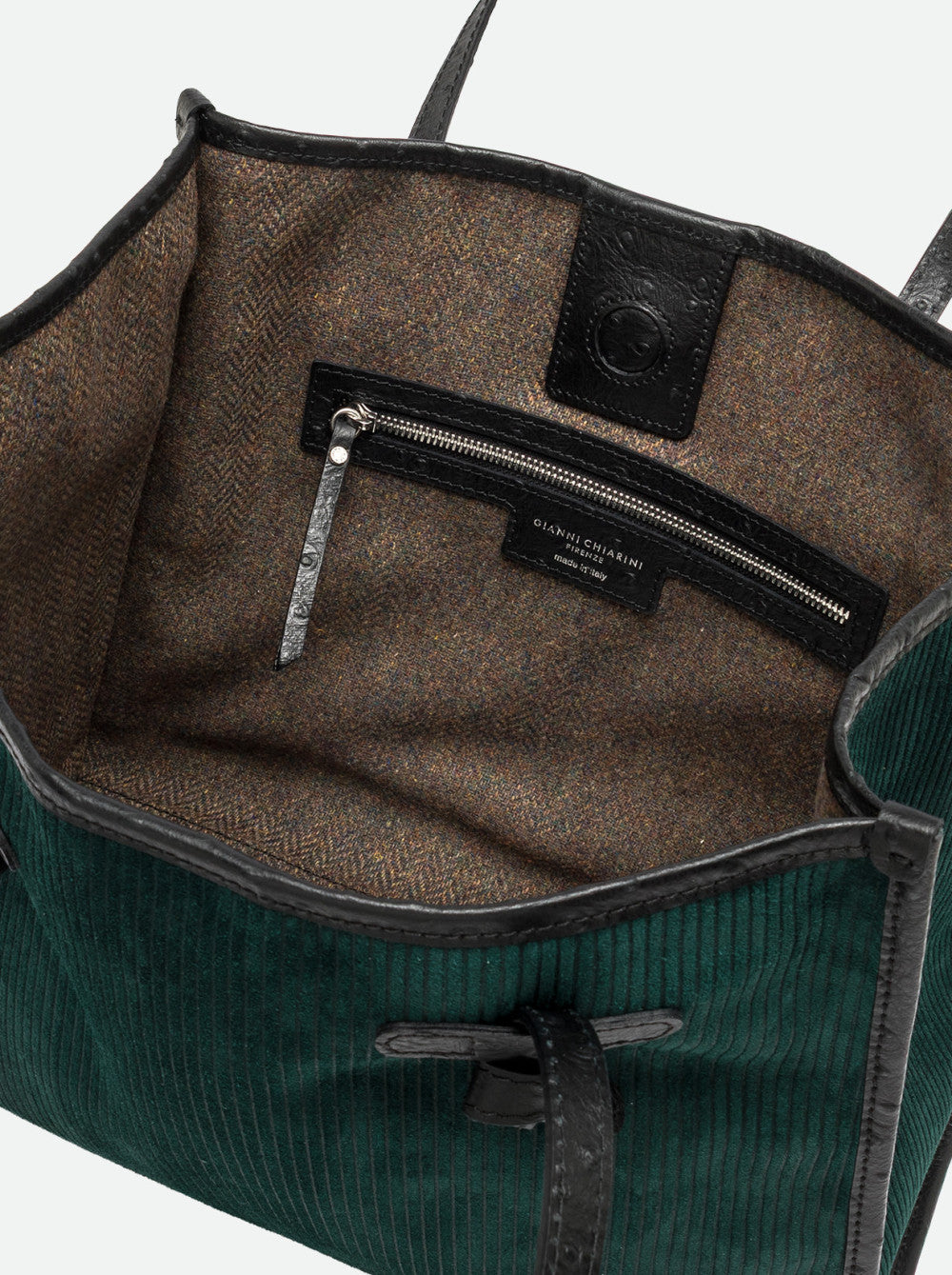 Borsa Shopping Marcella in suede mille righe Gianni Chiarini