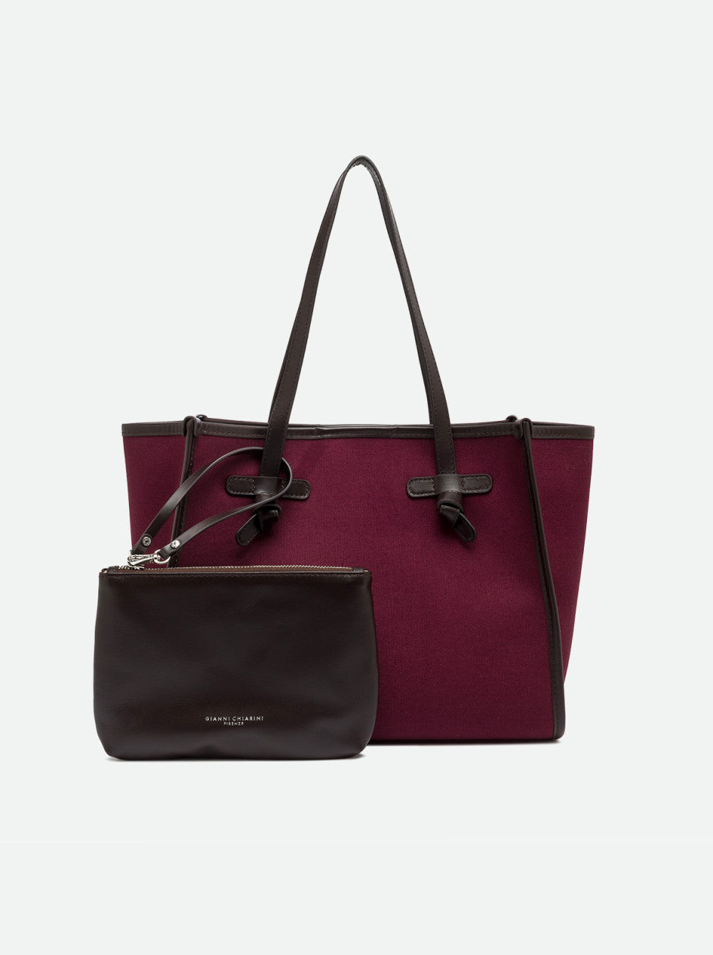 Borsa Shopping Marcella in tessuto canvas Gianni Chiarini