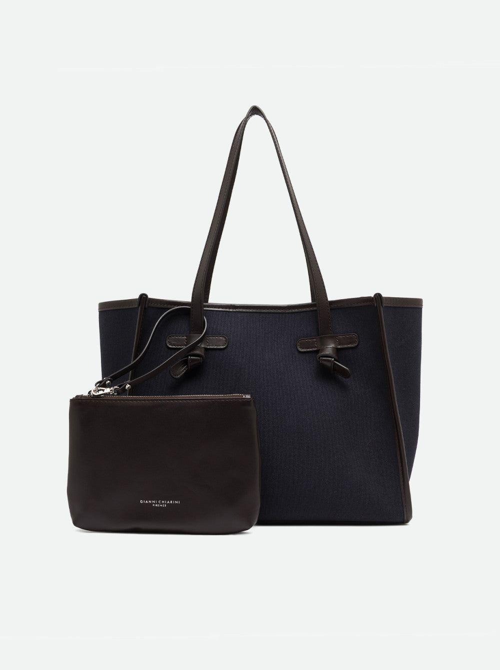 Borsa Shopping Marcella in tessuto canvas Gianni Chiarini