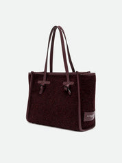 Gianni Chiarini Marcella shopping bag in bouclé fabric