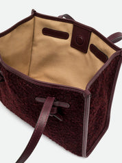 Gianni Chiarini Marcella shopping bag in bouclé fabric