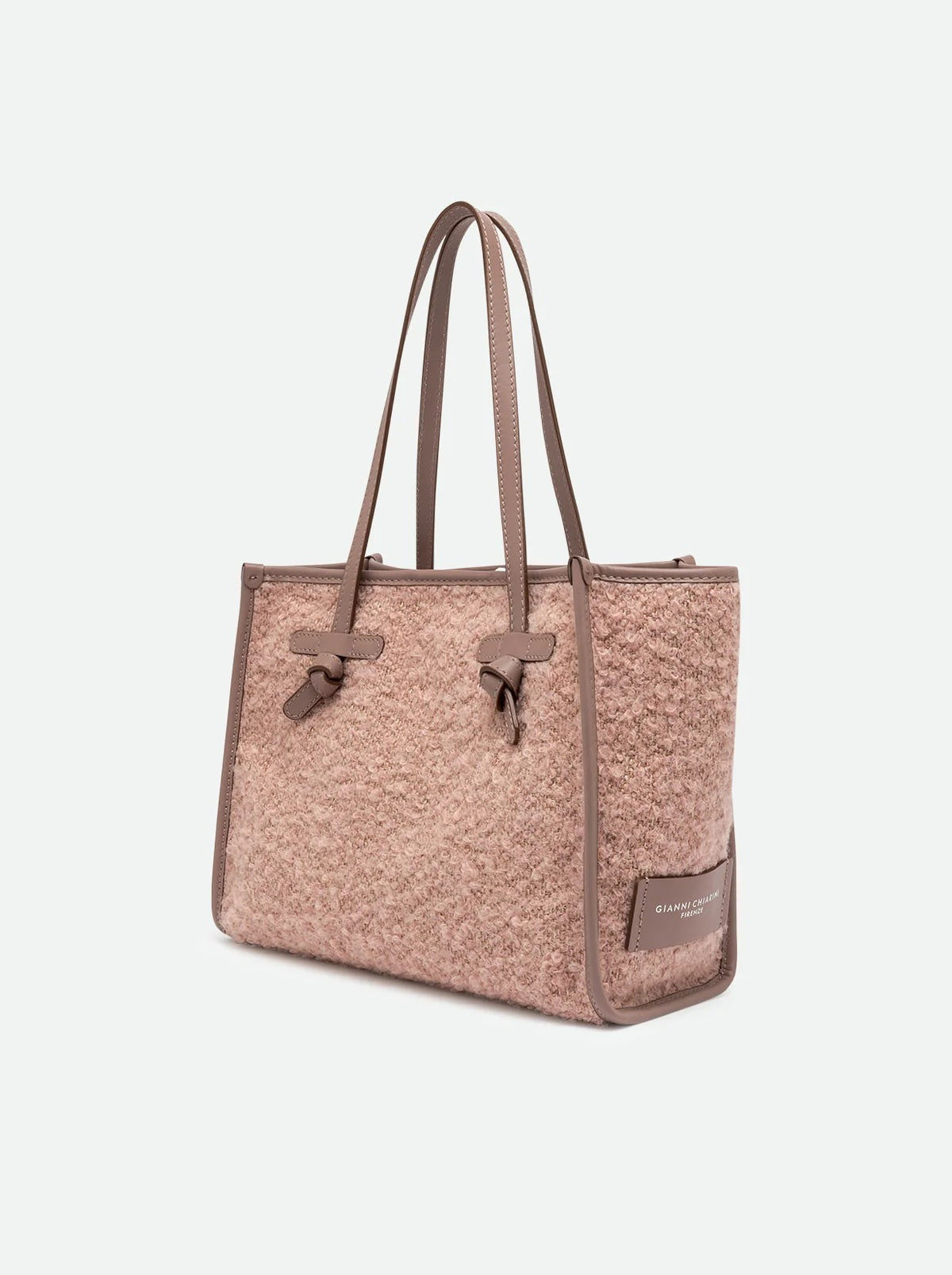 Gianni Chiarini Marcella shopping bag in bouclé fabric