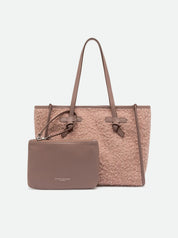 Gianni Chiarini Marcella shopping bag in bouclé fabric
