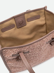 Gianni Chiarini Marcella shopping bag in bouclé fabric